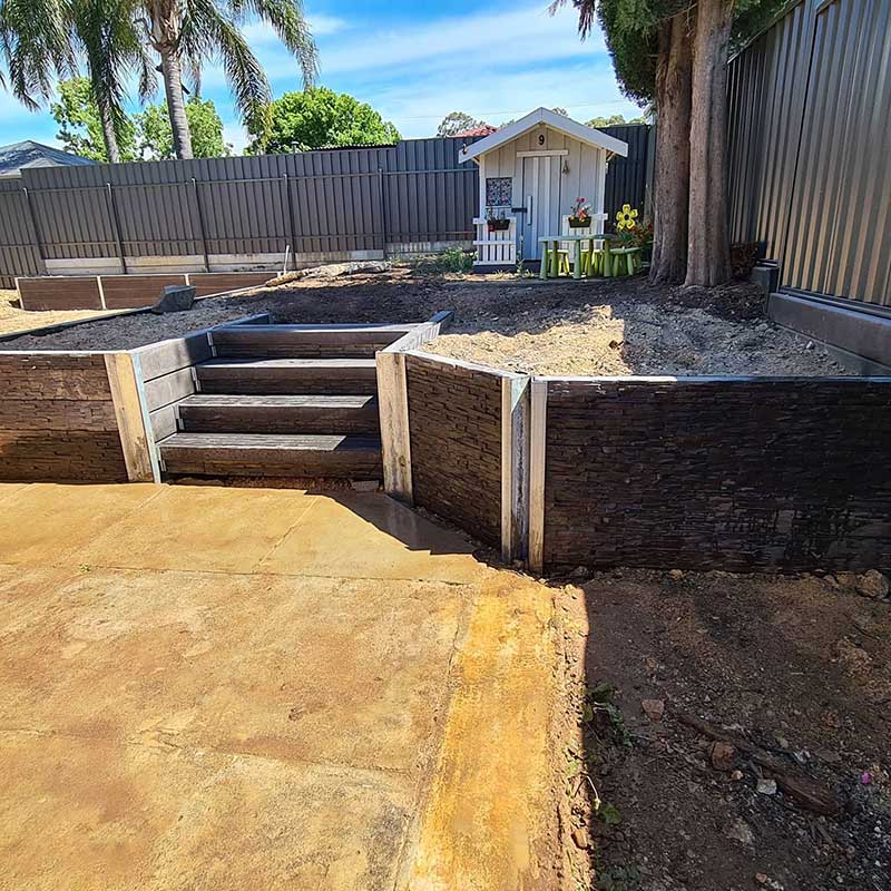 Retaining Walls & steps in Adelaide